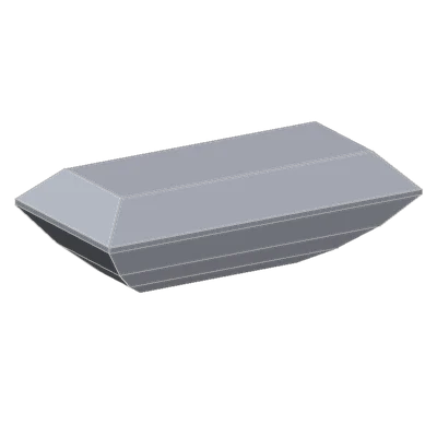 Baguette Cut, 3D model