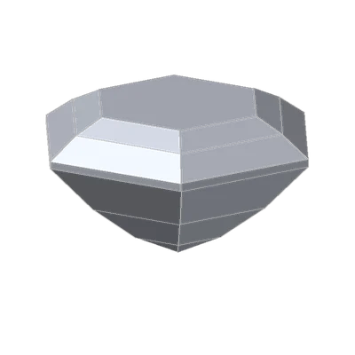 Hexagon Cut, 3D model