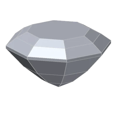 Octagon Cut, 3D model