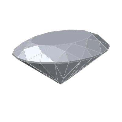 Oval Cut, 3D model