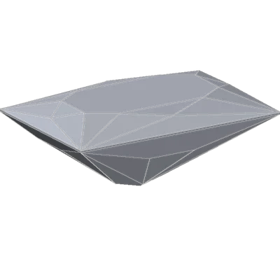 Rectangle Cut, 3D model