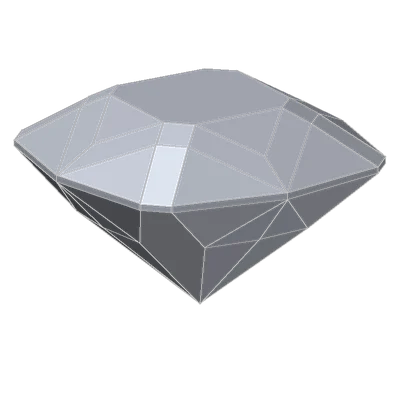 Square Cut, 3D model