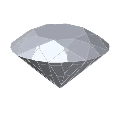 T105 Round Brilliant Cut, 3D model