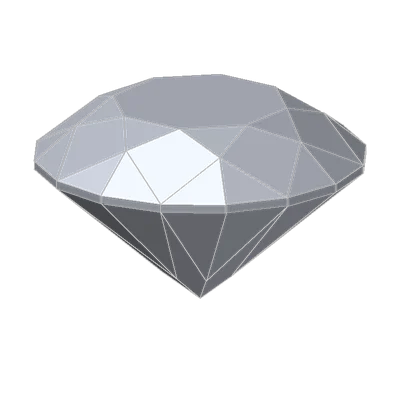 T73 Round Brilliant Cut, 3D model