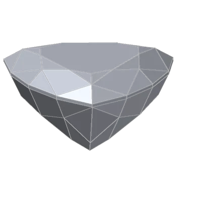 Trilliant Cut, 3D model